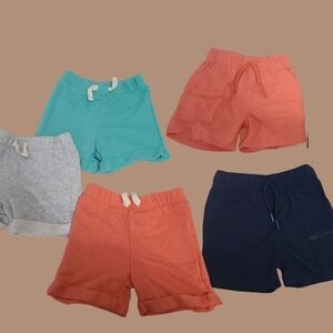 5 Children's Place Short Bundle For 18-24 Month Toddler